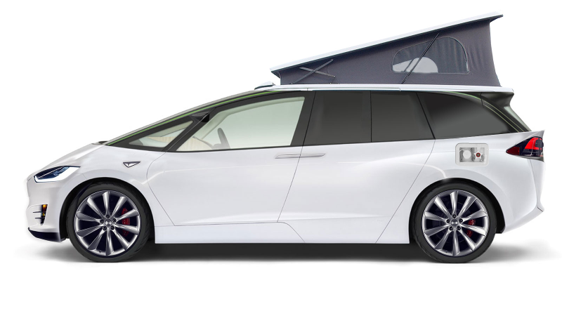 Illustration for article titled The Tesla Model X Should Have Been A Van